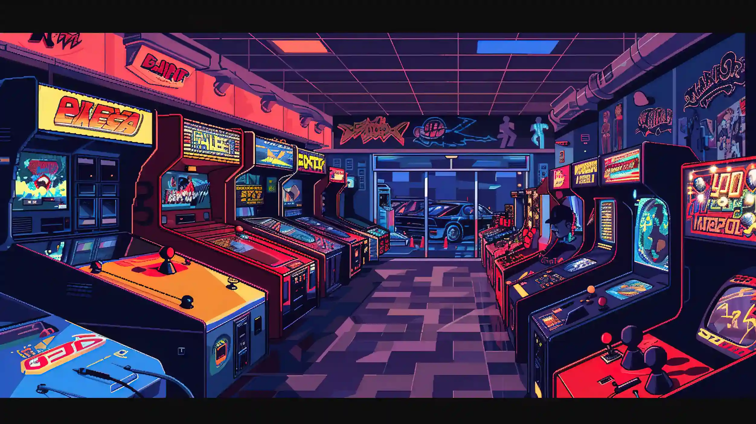 Maruhan Shinsekai interior